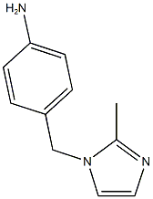 4-[(2-methyl-1H-imidazol-1-yl)methyl]aniline Struktur