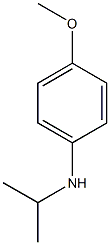 4-methoxy-N-(propan-2-yl)aniline Struktur