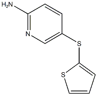 5-(thiophen-2-ylsulfanyl)pyridin-2-amine Struktur