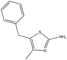 5-benzyl-4-methyl-1,3-thiazol-2-amine Struktur