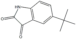 5-tert-butyl-1H-indole-2,3-dione Struktur