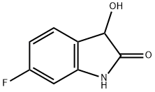 6-fluoro-3-hydroxy-2,3-dihydro-1H-indol-2-one Struktur