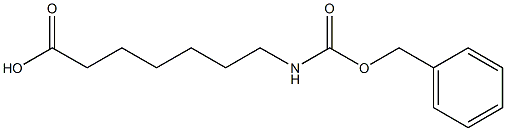 7-{[(benzyloxy)carbonyl]amino}heptanoic acid Struktur