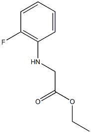 ethyl 2-[(2-fluorophenyl)amino]acetate Struktur