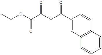 ethyl 4-(naphthalen-2-yl)-2,4-dioxobutanoate Struktur