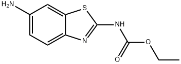 ethyl N-(6-amino-1,3-benzothiazol-2-yl)carbamate Struktur