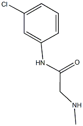 N-(3-chlorophenyl)-2-(methylamino)acetamide Struktur