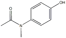 N-(4-hydroxyphenyl)-N-methylacetamide Struktur