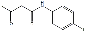 N-(4-iodophenyl)-3-oxobutanamide Struktur