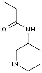 N-(piperidin-3-yl)propanamide Struktur