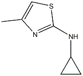 N-cyclopropyl-4-methyl-1,3-thiazol-2-amine Struktur