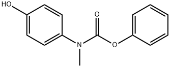 phenyl N-(4-hydroxyphenyl)-N-methylcarbamate Struktur