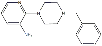 2-(4-Benzyl-1-piperazinyl)-3-pyridinylamine Struktur