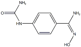 4-[(AMINOCARBONYL)AMINO]-N''-HYDROXYBENZENECARBOXIMIDAMIDE Struktur