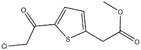 METHYL [5-(CHLOROACETYL)THIEN-2-YL]ACETATE Struktur