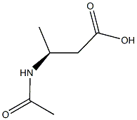 (3S)-3-(ACETYLAMINO)BUTANOIC ACID Struktur