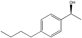 (1S)-1-(4-BUTYLPHENYL)ETHANOL Struktur