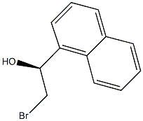 (1S)-2-BROMO-1-(1-NAPHTHYL)ETHANOL Struktur