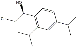 (1S)-2-CHLORO-1-(2,4-DIISOPROPYLPHENYL)ETHANOL Struktur