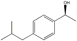 (1S)-1-(4-ISOBUTYLPHENYL)ETHANOL Struktur