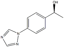 (1S)-1-[4-(1H-1,2,4-TRIAZOL-1-YL)PHENYL]ETHANOL Struktur