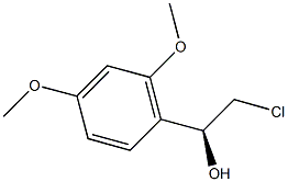 (1S)-2-CHLORO-1-(2,4-DIMETHOXYPHENYL)ETHANOL Struktur