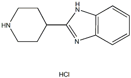 2-PIPERIDIN-4-YL-1H-BENZIMIDAZOLE HYDROCHLORIDE Struktur