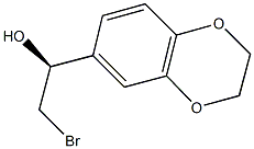 (1S)-2-BROMO-1-(2,3-DIHYDRO-1,4-BENZODIOXIN-6-YL)ETHANOL Struktur