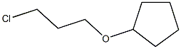 (3-chloropropoxy)cyclopentane Struktur