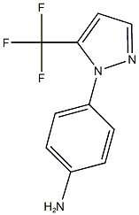 4-[5-(trifluoromethyl)-1H-pyrazol-1-yl]aniline Struktur