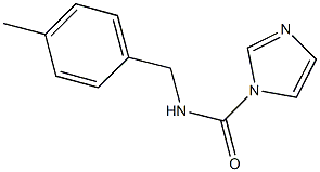 N-(4-methylbenzyl)-1H-imidazole-1-carboxamide Struktur