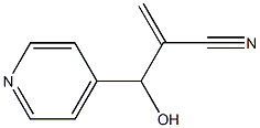 2-[hydroxy(pyridin-4-yl)methyl]acrylonitrile Struktur