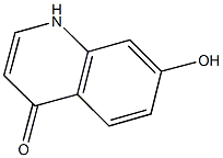 7-hydroxyquinolin-4(1H)-one Struktur