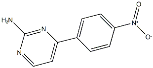 4-(4-nitrophenyl)pyrimidin-2-amine Struktur