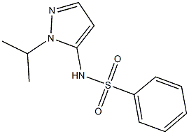 N-(1-isopropyl-1H-pyrazol-5-yl)benzenesulfonamide Struktur