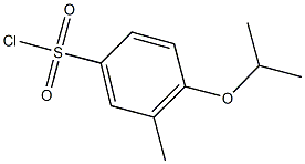 4-isopropoxy-3-methylbenzenesulfonyl chloride Struktur