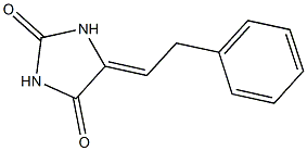 (5Z)-5-(2-phenylethylidene)imidazolidine-2,4-dione Struktur