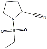 1-(ethylsulfonyl)pyrrolidine-2-carbonitrile Struktur