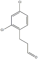 3-(2,4-dichlorophenyl)propanal Struktur