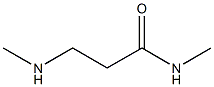 N-Methyl-3-(methylamino)propanamide Struktur