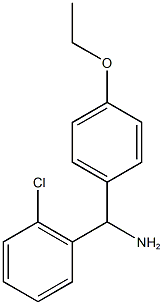 (2-chlorophenyl)(4-ethoxyphenyl)methanamine Struktur