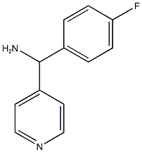 (4-fluorophenyl)(pyridin-4-yl)methanamine Struktur