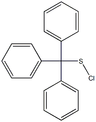 [(chlorosulfanyl)diphenylmethyl]benzene Struktur