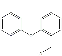 [2-(3-methylphenoxy)phenyl]methanamine Struktur