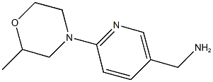 [6-(2-methylmorpholin-4-yl)pyridin-3-yl]methylamine Struktur