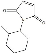 1-(2-methylcyclohexyl)-2,5-dihydro-1H-pyrrole-2,5-dione Struktur