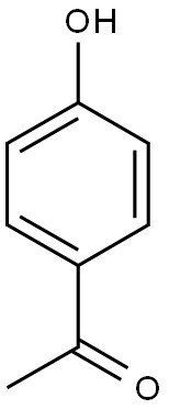 1-(4-hydroxyphenyl)ethan-1-one Struktur