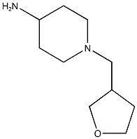 1-(oxolan-3-ylmethyl)piperidin-4-amine Struktur