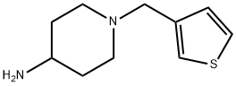 1-(thiophen-3-ylmethyl)piperidin-4-amine Struktur