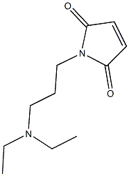 1-[3-(diethylamino)propyl]-2,5-dihydro-1H-pyrrole-2,5-dione Struktur